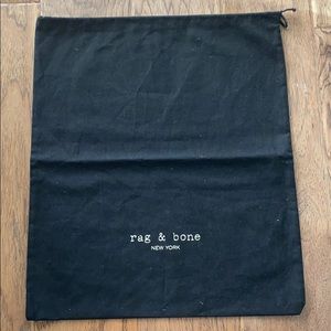 RAG & BONE Designer Dust Bag Black Cloth Authentic